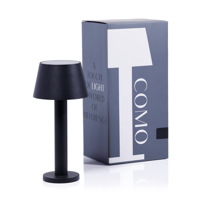 COMO Rechargeable Table Light - Matte Black -  by Carlyle Avenue