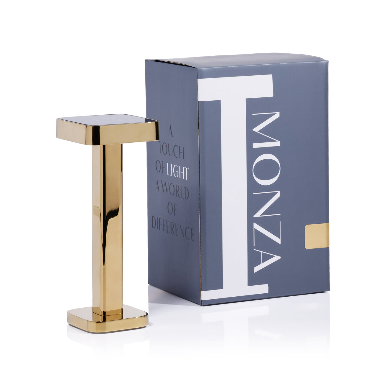MONZA Rechargeable Table Light - Polished Gold -  by Carlyle Avenue