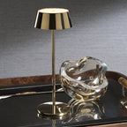 ANDRIA Rechargeable Table Light - Polished Gold -  by Carlyle Avenue
