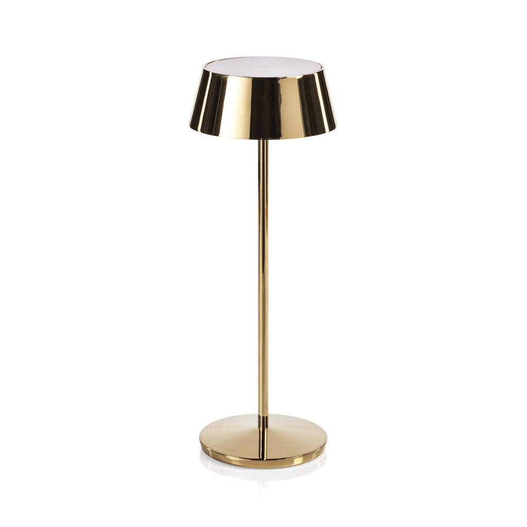 ANDRIA Rechargeable Table Light - Polished Gold -  by Carlyle Avenue