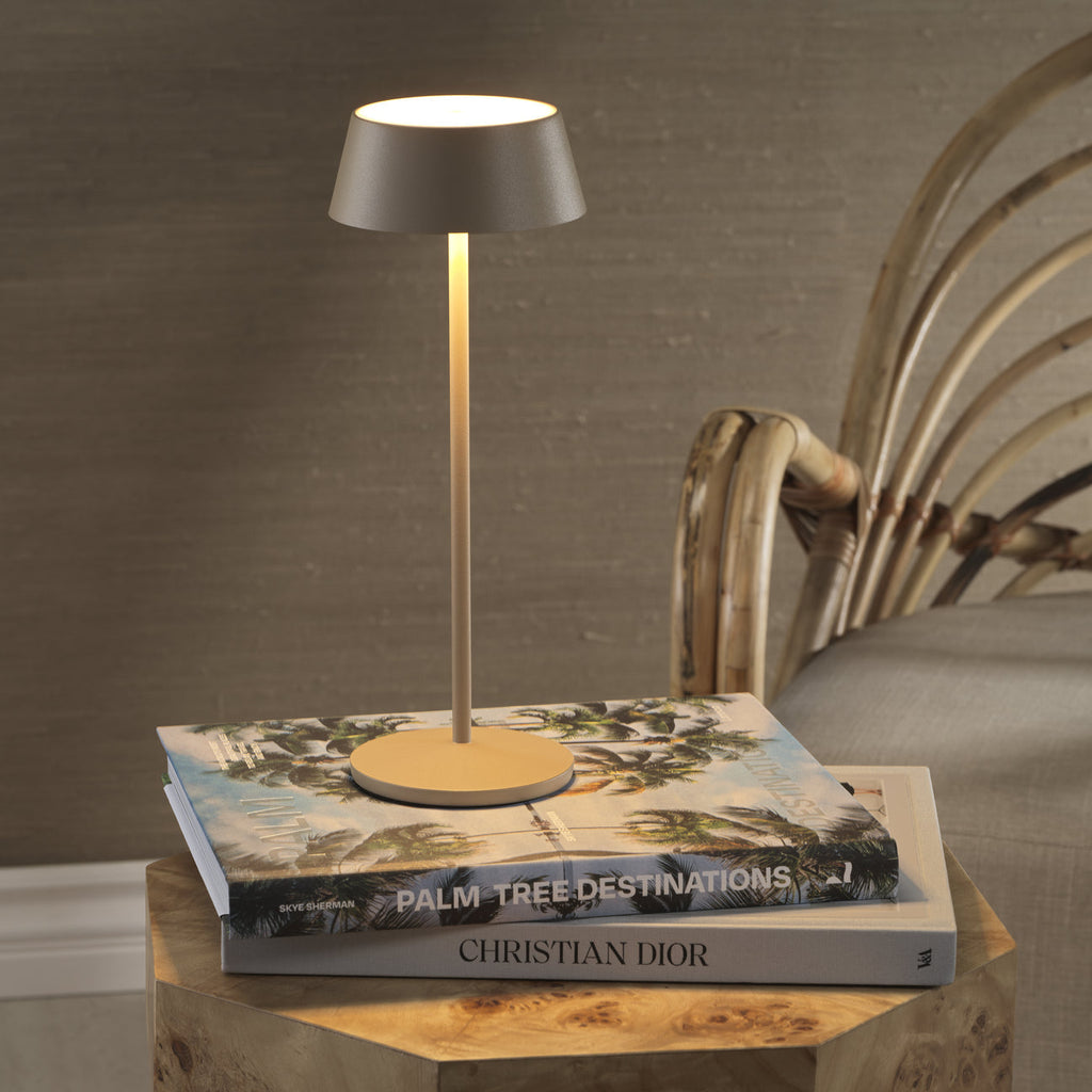 ANDRIA Rechargeable Table Light - Light Taupe -  by Carlyle Avenue