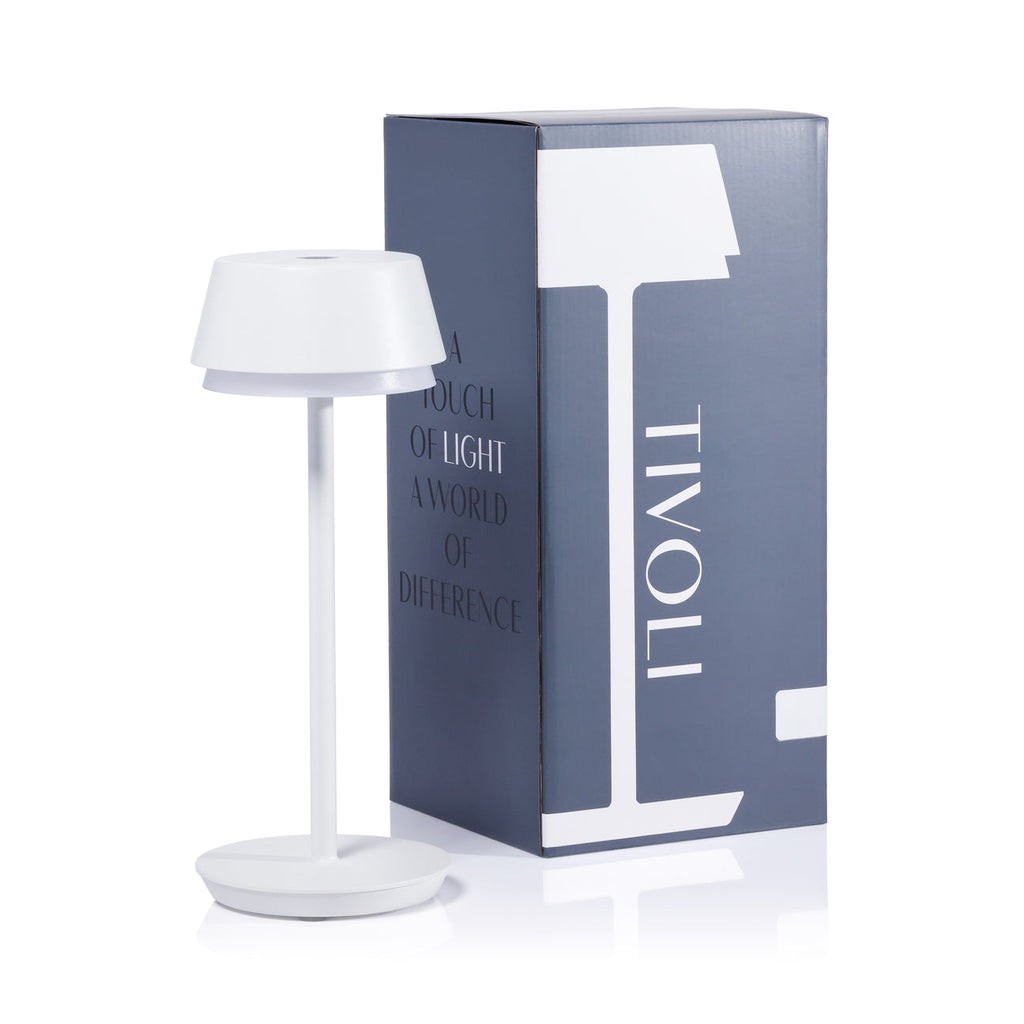 TIVOLI Rechargeable Table Light - Matte White -  by Carlyle Avenue