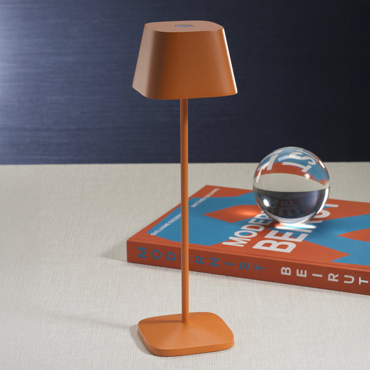 NAPOLI Rechargeable Table Light - Deep Tangerine -  by Carlyle Avenue