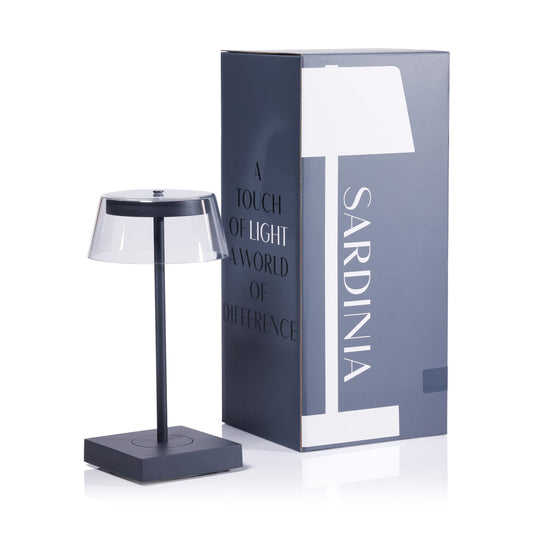 SARDINIA Rechargeable Table Light - Dark Gray