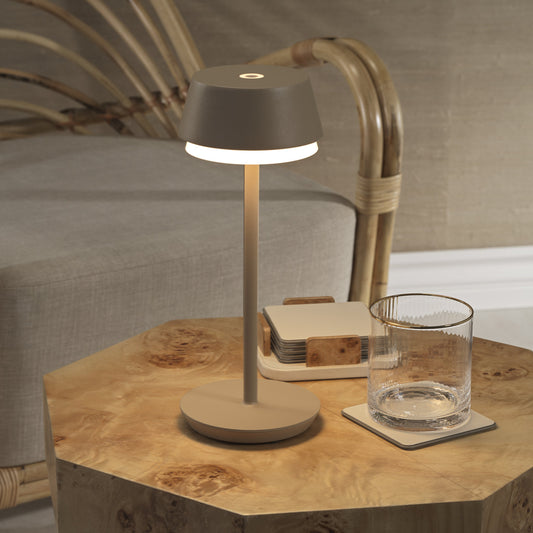 TIVOLI Rechargeable Table Light - Light Taupe -  by Carlyle Avenue