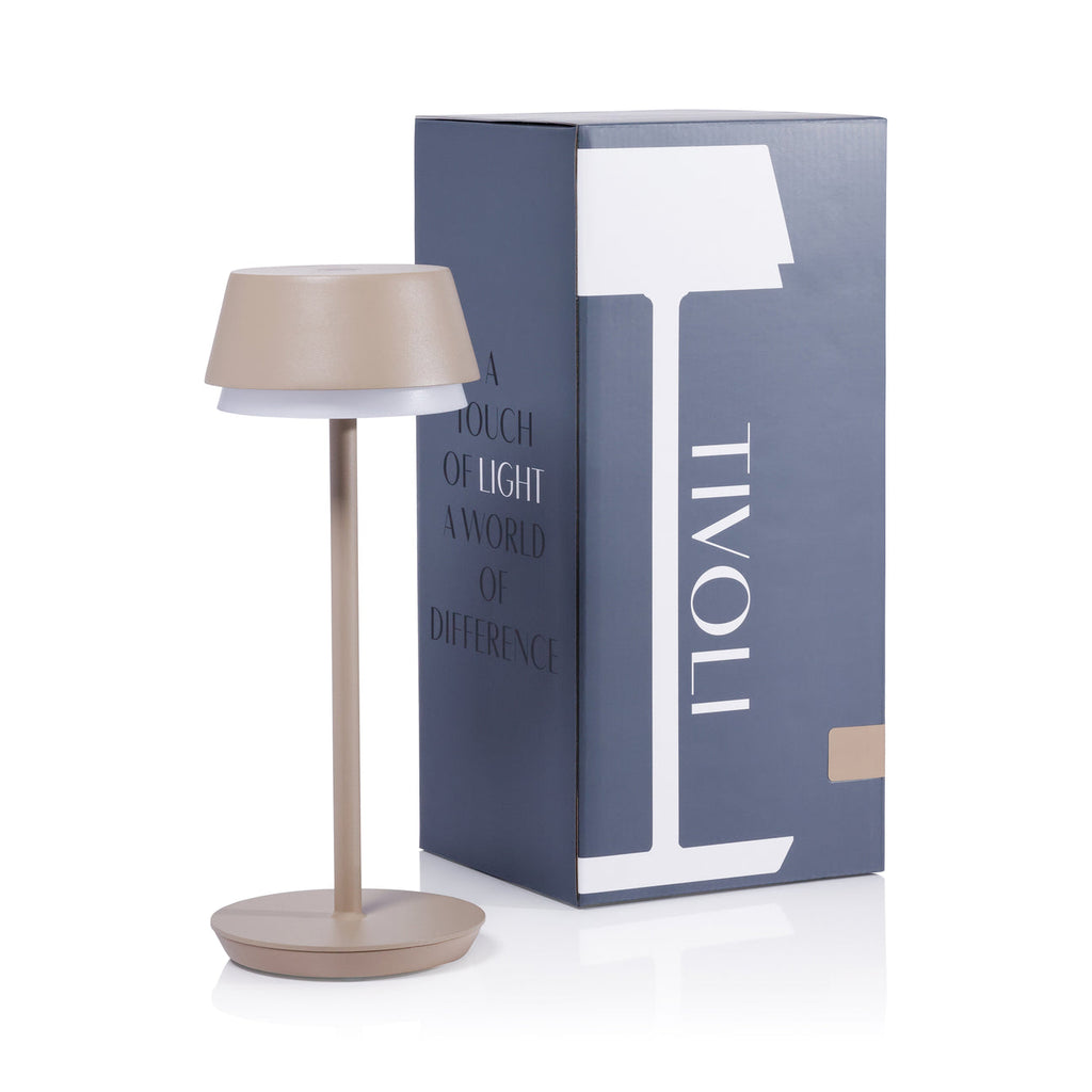 TIVOLI Rechargeable Table Light - Light Taupe -  by Carlyle Avenue