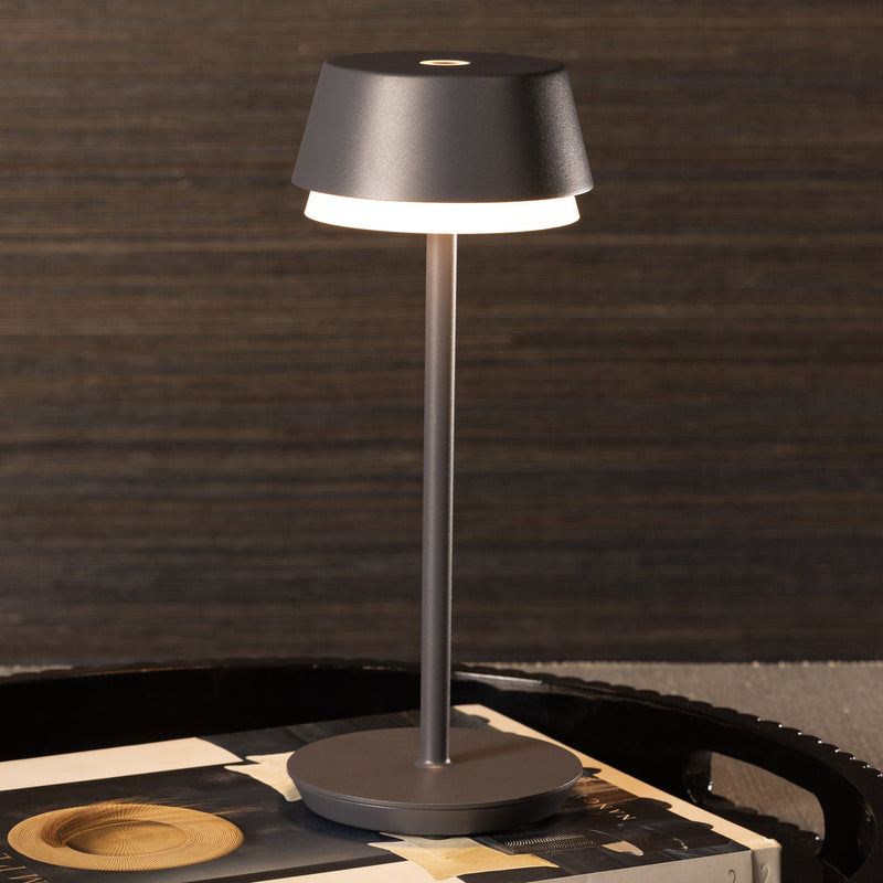 TIVOLI Rechargeable Table Light - Slate Gray -  by Carlyle Avenue