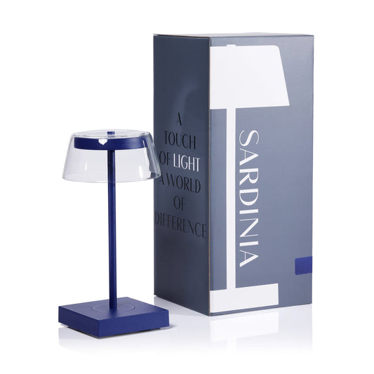 SARDINIA Rechargeable Table Light - Indigo Blue