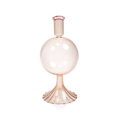 Treviso Glass Vase - Peach - Vases by Carlyle Avenue