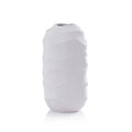 Textured Matte White Porcelain Vase - Vases by Carlyle Avenue