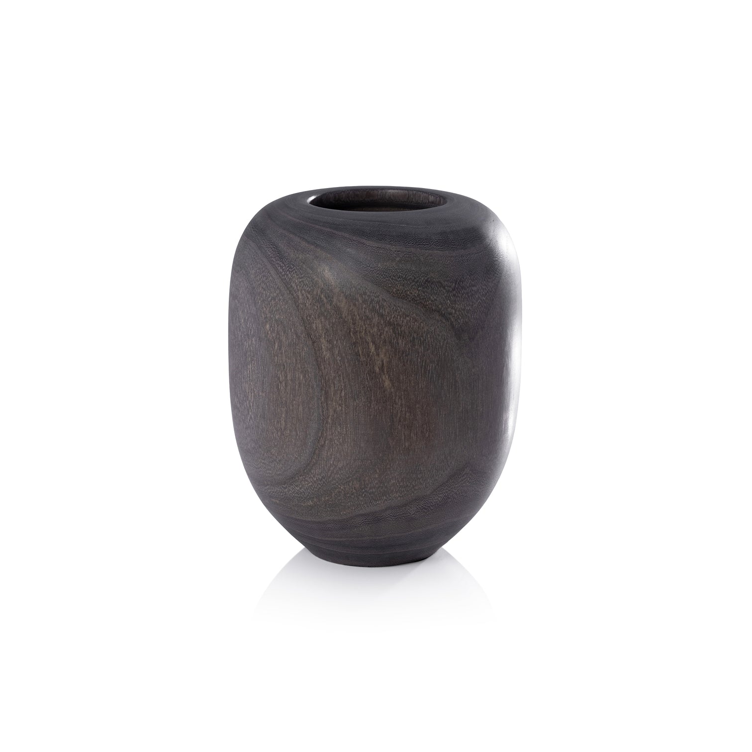 Sylva Decortive Wood Vase - Vases by Carlyle Avenue