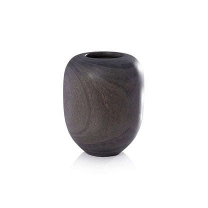 Sylva Decortive Wood Vase - Vases by Carlyle Avenue
