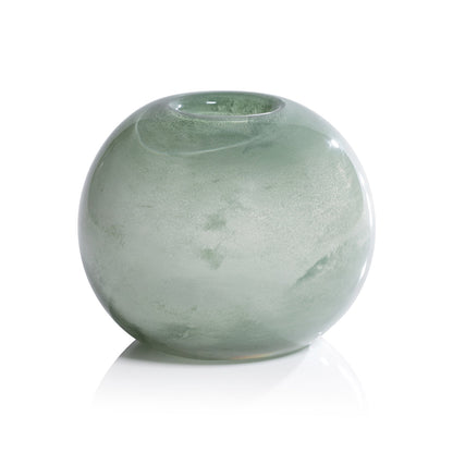 Lumen Sage Blown Glass Vase - Vases by Carlyle Avenue