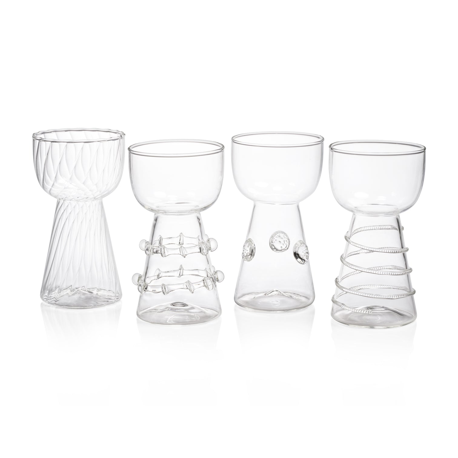 Amelie Vase - Set of 4 Assorted - Vases by Carlyle Avenue