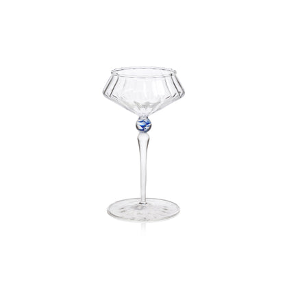 Ondine Fluted Coupe Cocktail Glass - Set of 4 - Drinkware Sets by Carlyle Avenue