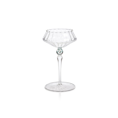 Ondine Fluted Coupe Cocktail Glass - Set of 4 - Drinkware Sets by Carlyle Avenue