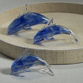 Blue Decorative Glass Dolphin - Decorative Accessories by Carlyle Avenue