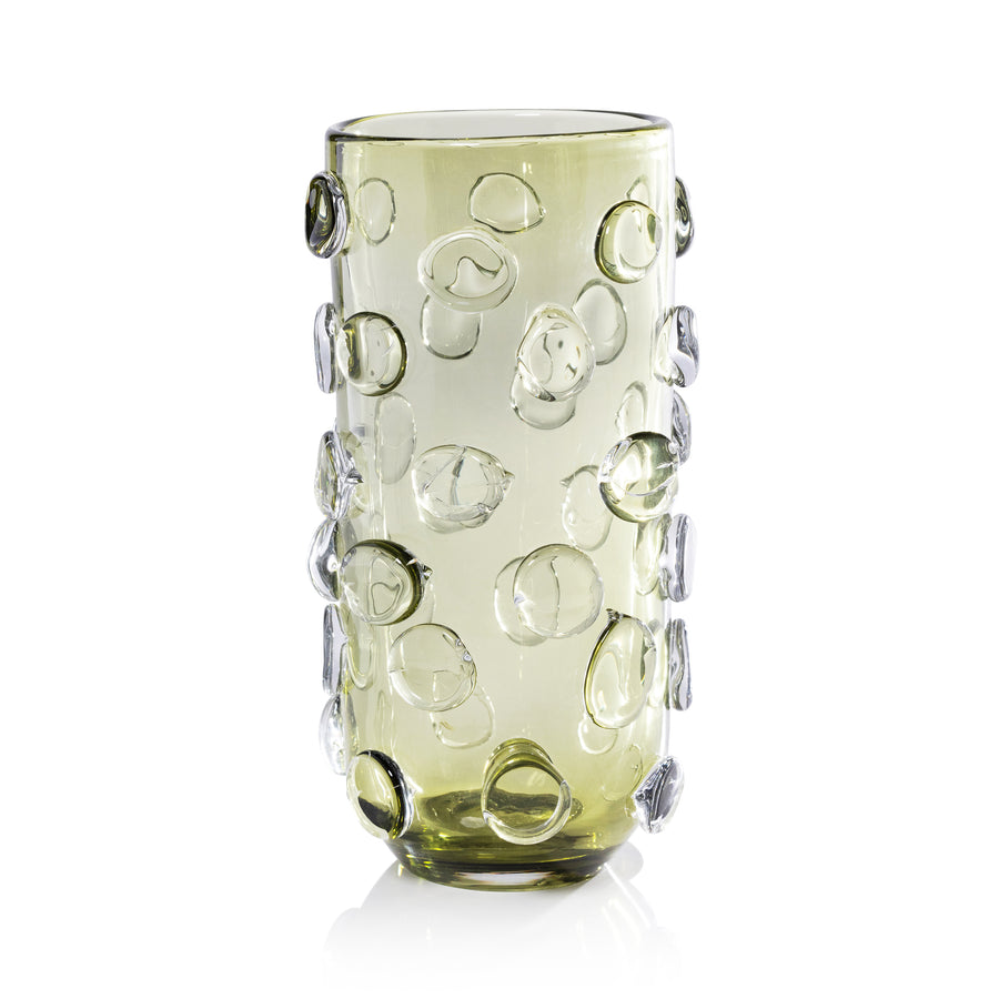 Celeste Vase/Hurricane Collection - Green - Decorative Accessories by Carlyle Avenue