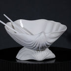 La Coquille Stoneware Clam Shell Bowl - Serveware by Carlyle Avenue