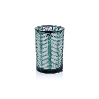 Laser Etched Metallic Hurricane - Green