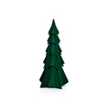 Flocked Decorative Tree - Green - Set of 4