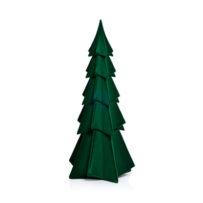 Flocked Decorative Tree - Green