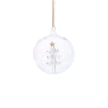 Clear Glass Ball Ornament with Tree Inside - Ornaments by Carlyle Avenue