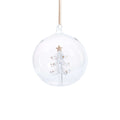 Clear Glass Ball Ornament with Tree Inside - Ornaments by Carlyle Avenue