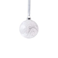 Watercolor Glass Ball Ornament - White - Ornaments by Carlyle Avenue