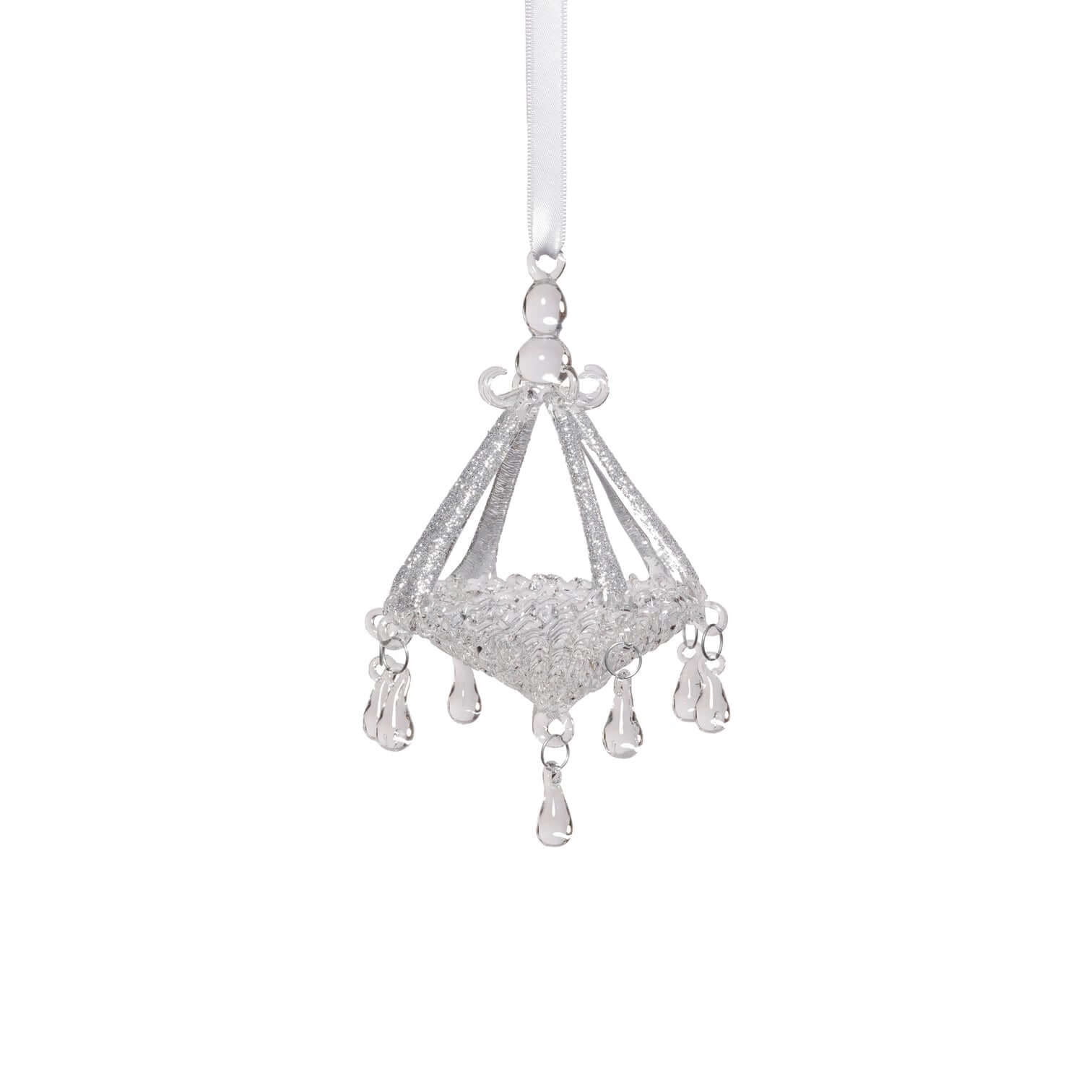 Chandelier Glass Ornament - Set of 6
