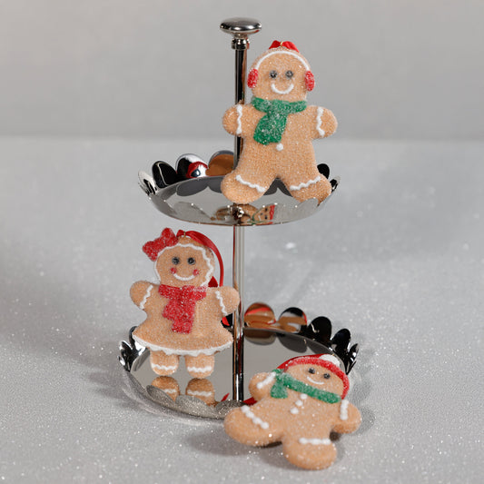 Cookie Gingerbread Ornament - Set of 3 Assorted
