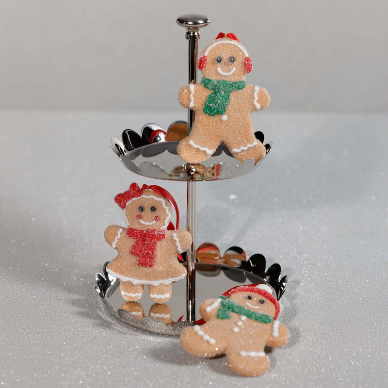 Cookie Gingerbread Ornaments - Set of 6 Assorted