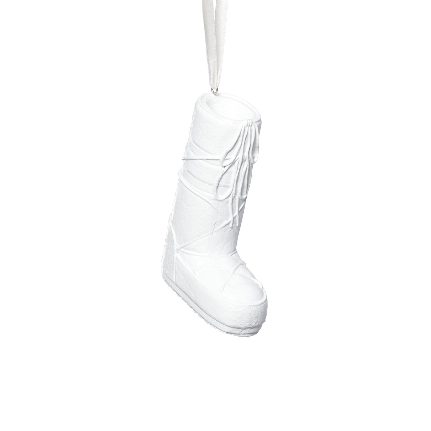 Après Ski Boots - White - Set of 6 Assorted - Christmas Ornaments by Carlyle Avenue