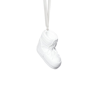 Après Ski Boots - White - Set of 6 Assorted - Christmas Ornaments by Carlyle Avenue