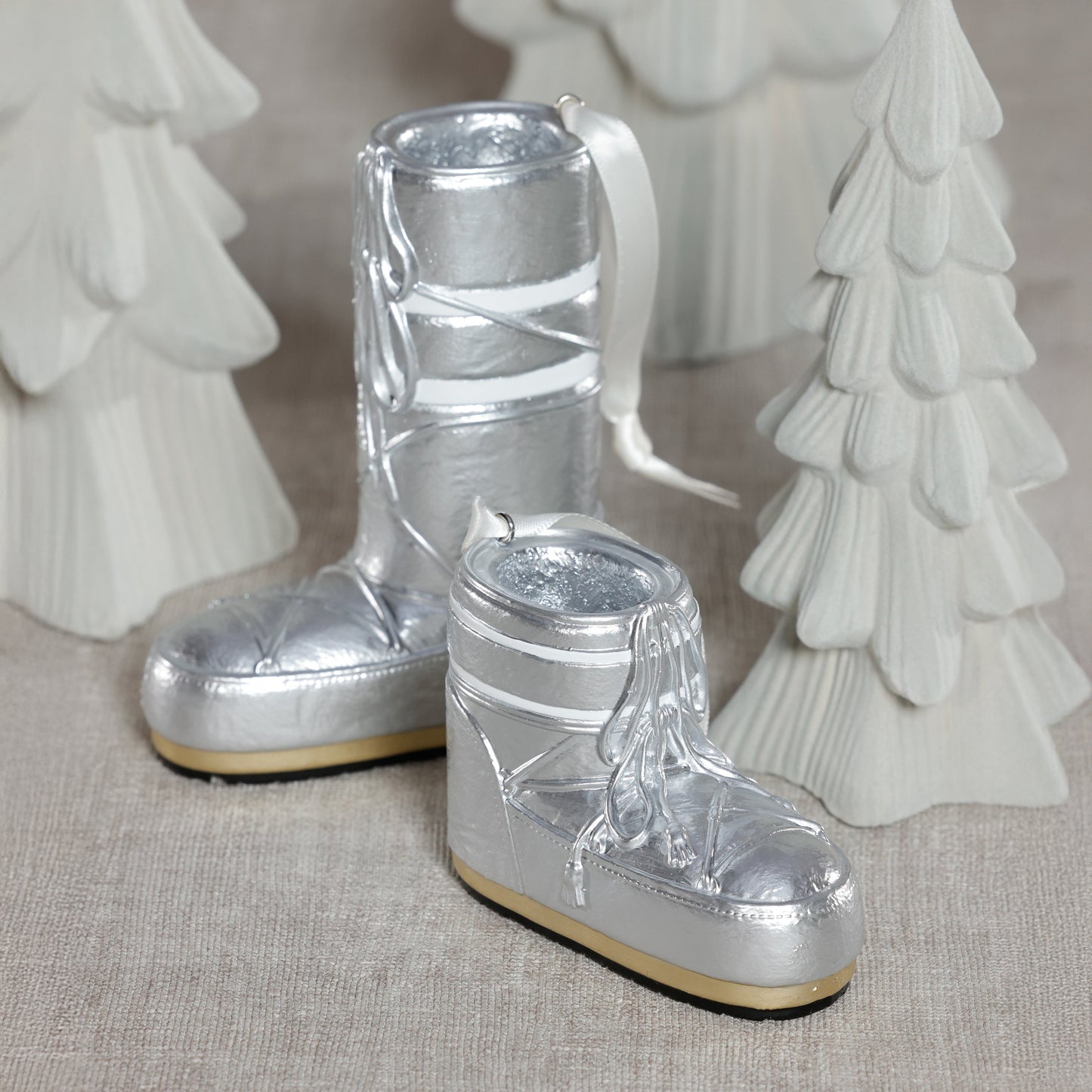 Apres Ski Boots - Silver