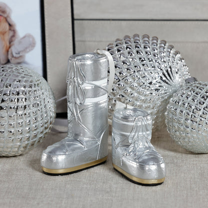 Apres Ski Boots - Silver