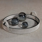 Crystal Glass Ball - Smoke - Decorative Accessories by Carlyle Avenue