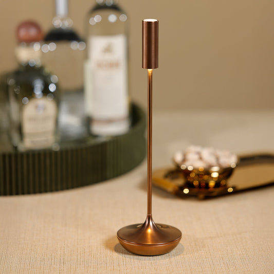 SLEEK Rechargeable Table Light - Brushed Bronze