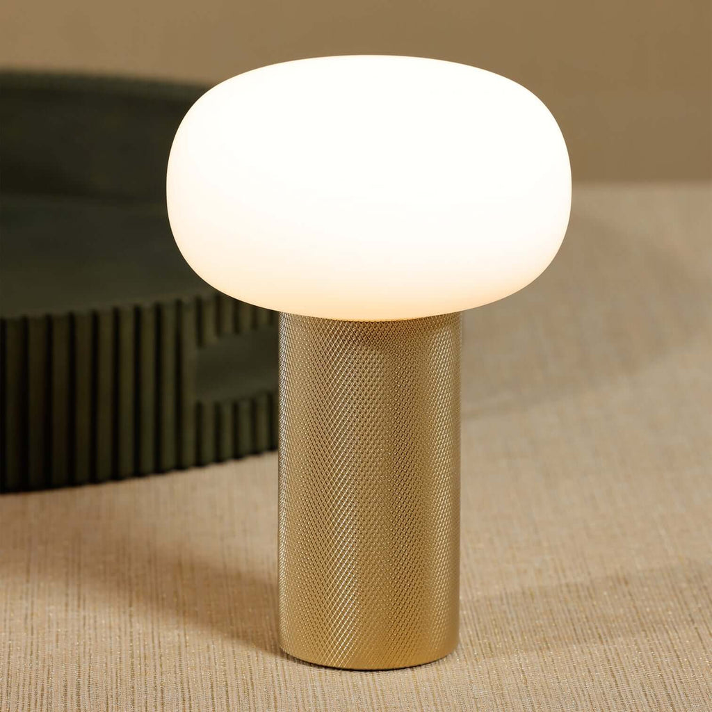 HALO Rechargeable Table Light - Gold - Lighting by Carlyle Avenue