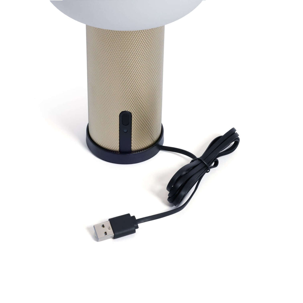 HALO Rechargeable Table Light - Gold - Lighting by Carlyle Avenue