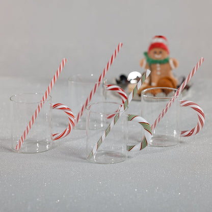 Holiday Glass Mugs- 5 Pcs Asst'd - CARLYLE AVENUE