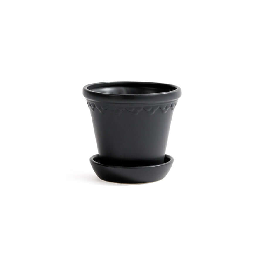San Ysidro Flower Pot with Saucer - Planter by Carlyle Avenue