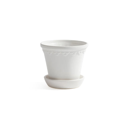 San Ysidro Flower Pot with Saucer - Planter by Carlyle Avenue