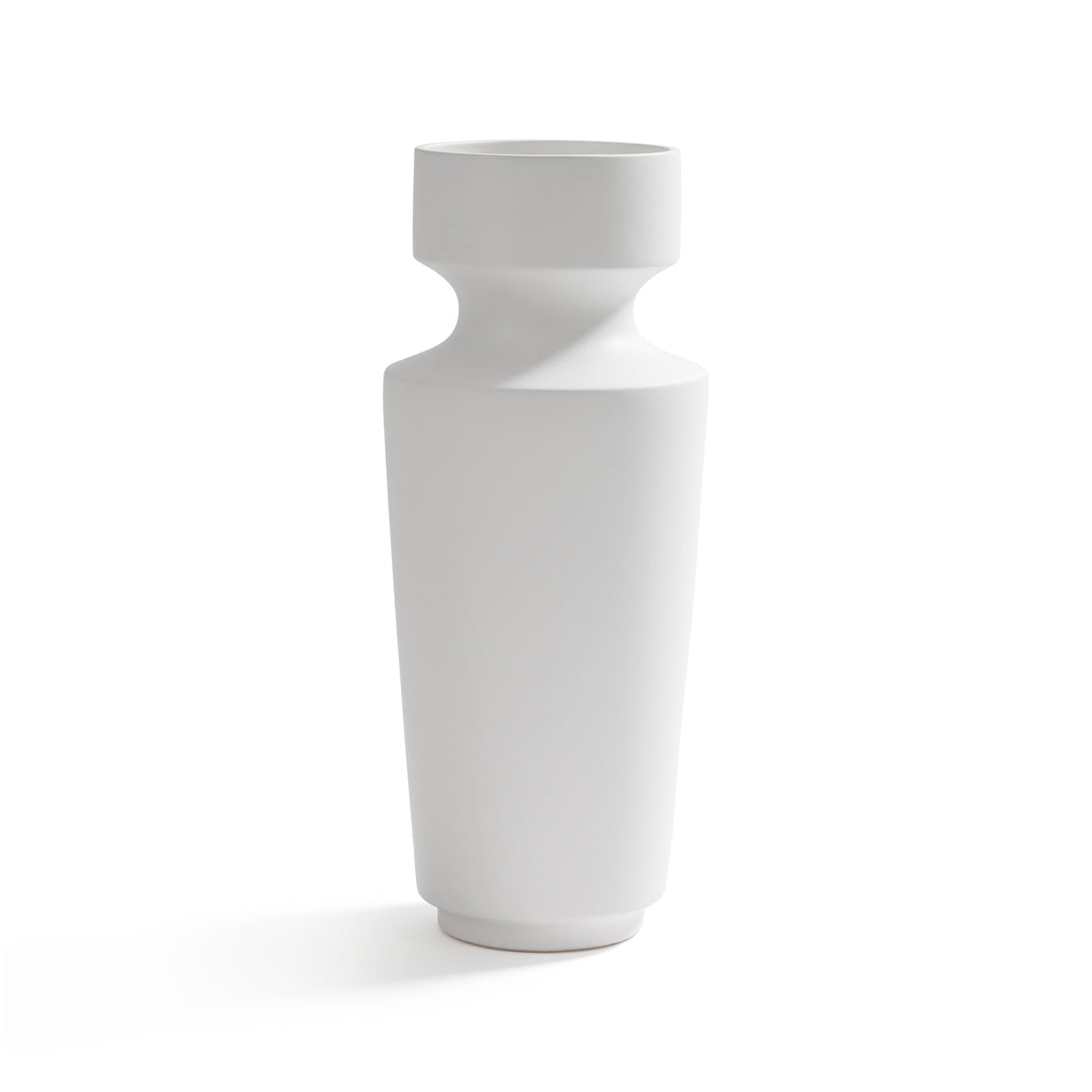 Ojai White Ceramic Vase