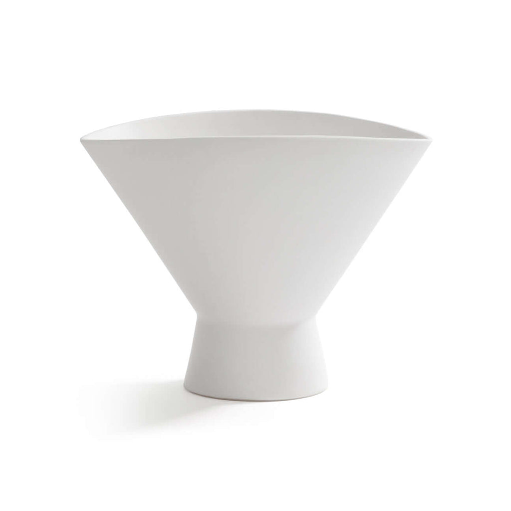 Isla Vista White Ceramic Vase / Bowl