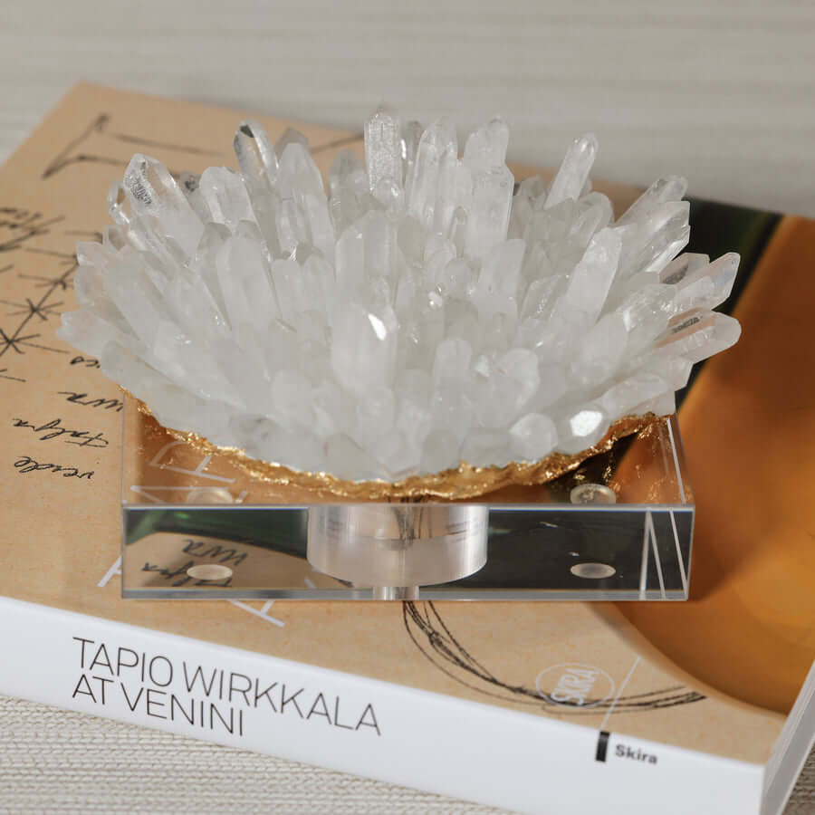 Clear Crystal with Acrylic Base - Decorative Accessories by Carlyle Avenue