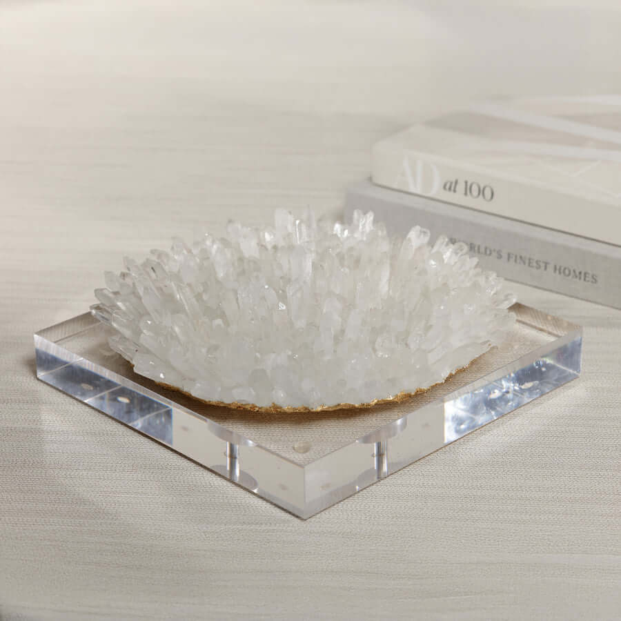 Clear Crystal with Acrylic Base - Decorative Accessories by Carlyle Avenue