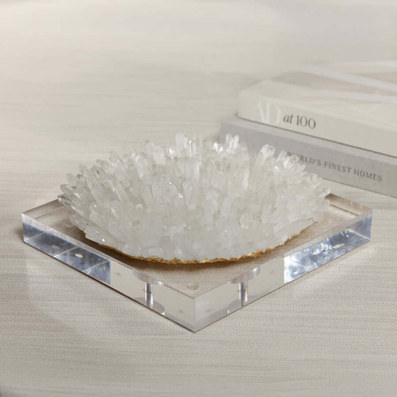 Clear Crystal with Acrylic Base - Decorative Accessories by Carlyle Avenue
