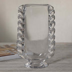 Vintage Braided Glass Vase - Clear - Vases by Carlyle Avenue