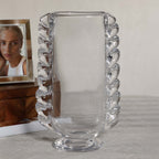 Vintage Braided Glass Vase - Clear - Vases by Carlyle Avenue